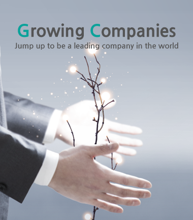 Growing Companies / Jump up to be a leading company in the world
